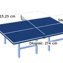 Prawidłowa wysokość siatki do tenisa stołowego - zasady montażu ITTF